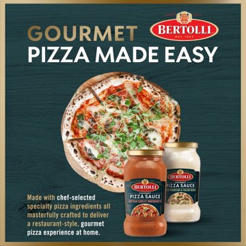Bertolli Gourmer Pizza Sauce Aged Parmesan & Italian Herbs