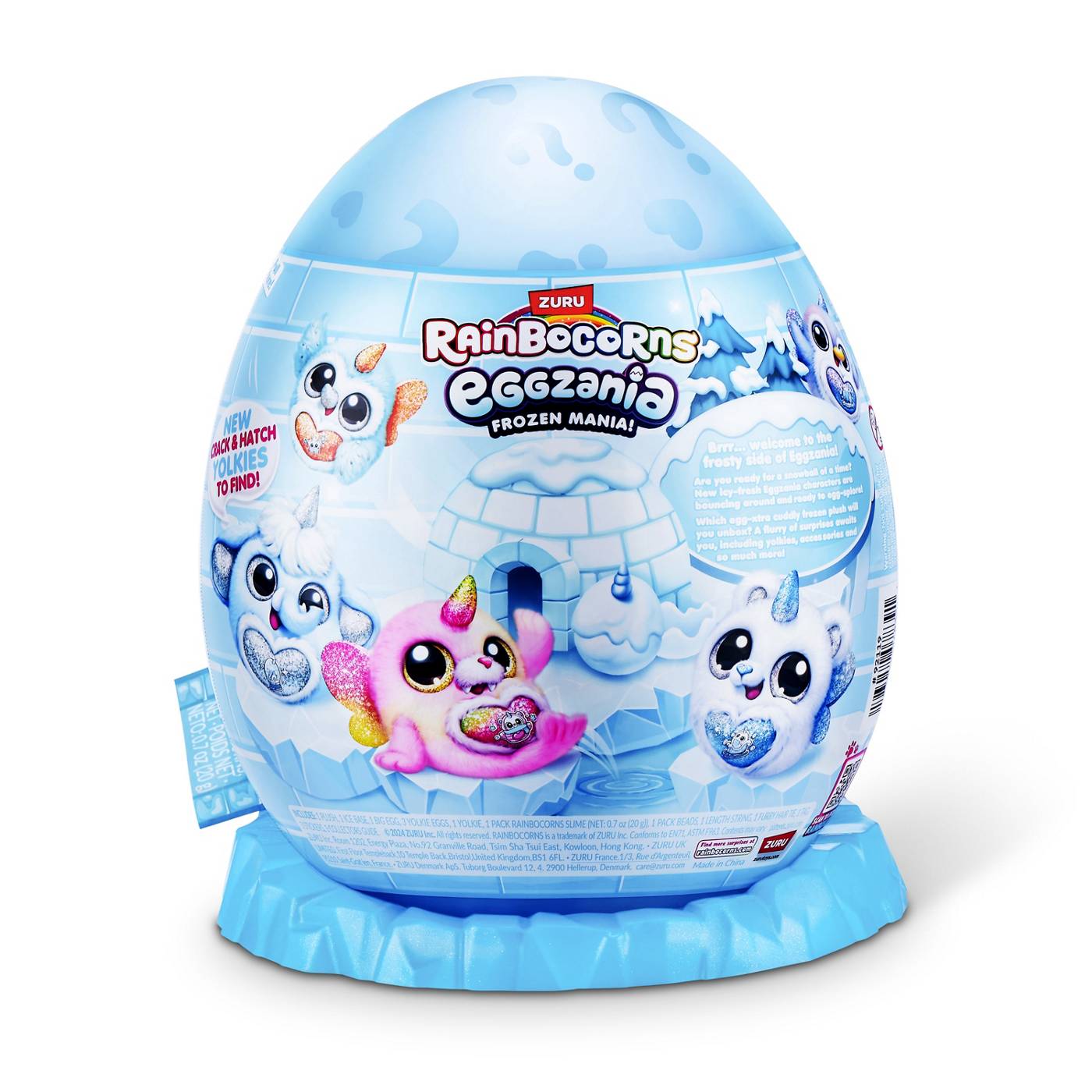 Zuru Rainbocorns Eggzania Frozen Mania Plush Toy; image 1 of 6