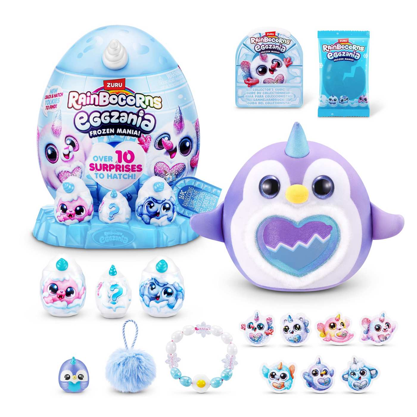 Zuru Rainbocorns Eggzania Frozen Mania Plush Toy; image 2 of 6