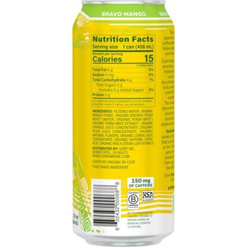 Yerba Madre Organic Yerba Mate - Bravo Mango