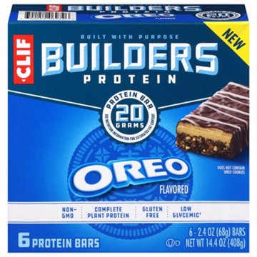 Clif Builders Oreo Protein Bars - 20g Protein