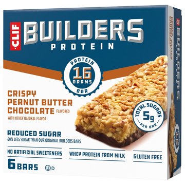 Builders Clif Builders Crispy Peanut Butter Chocolate Protein Bars