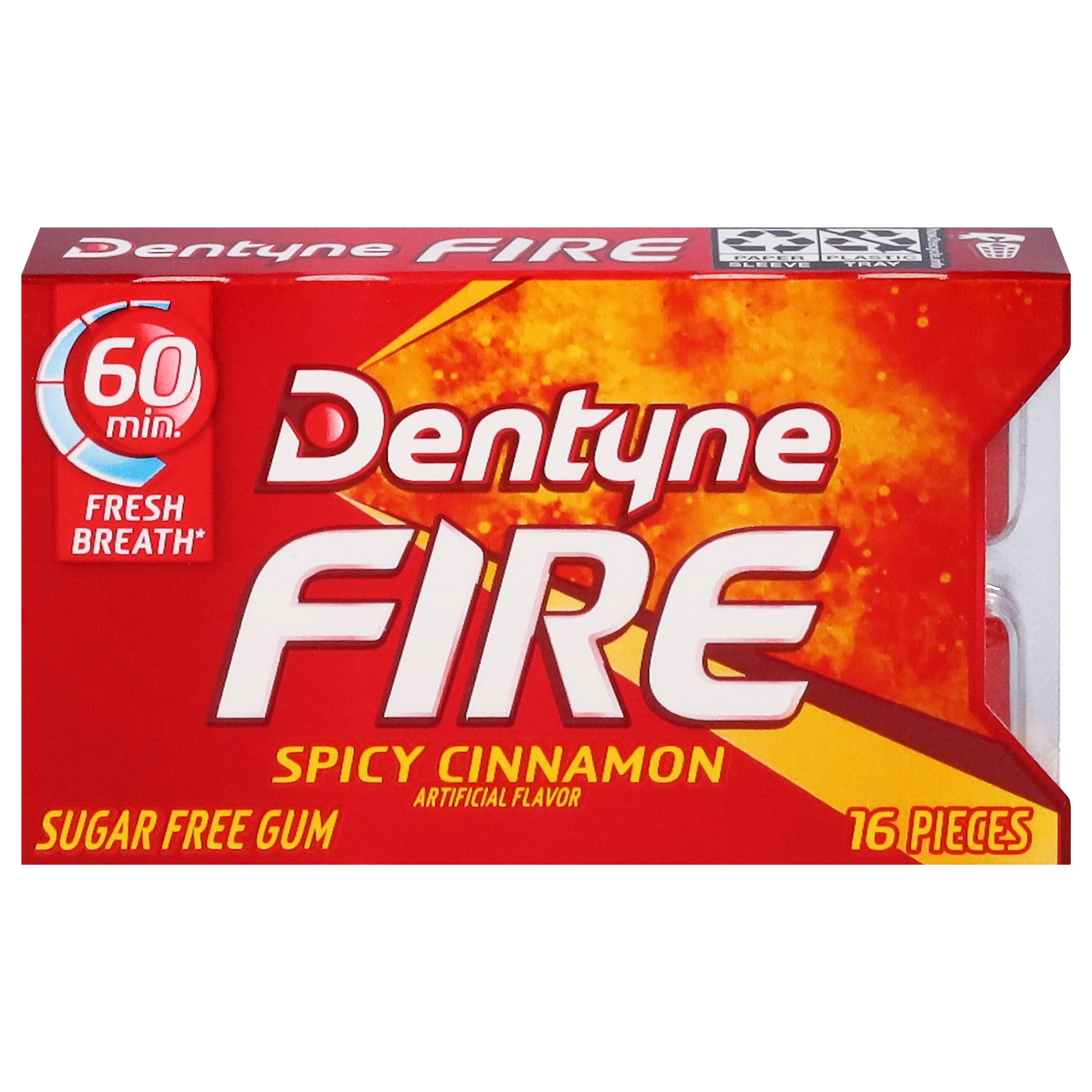 Dentyne Fire Spicy Cinnamon Sugar Free Gum - Shop Gum & mints at H-E-B