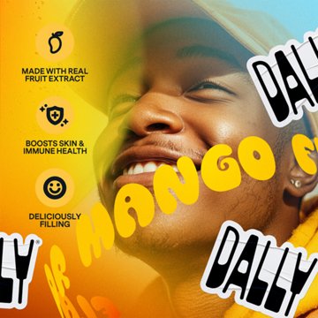 Dally Mango Gel Snack, 5.07 oz