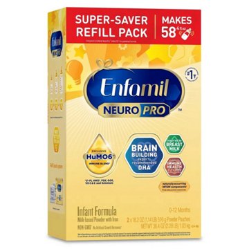 Enfamil NeuroPro Baby Formula Refill - Brain Building Duo DHA & MFGM, 36.4 oz