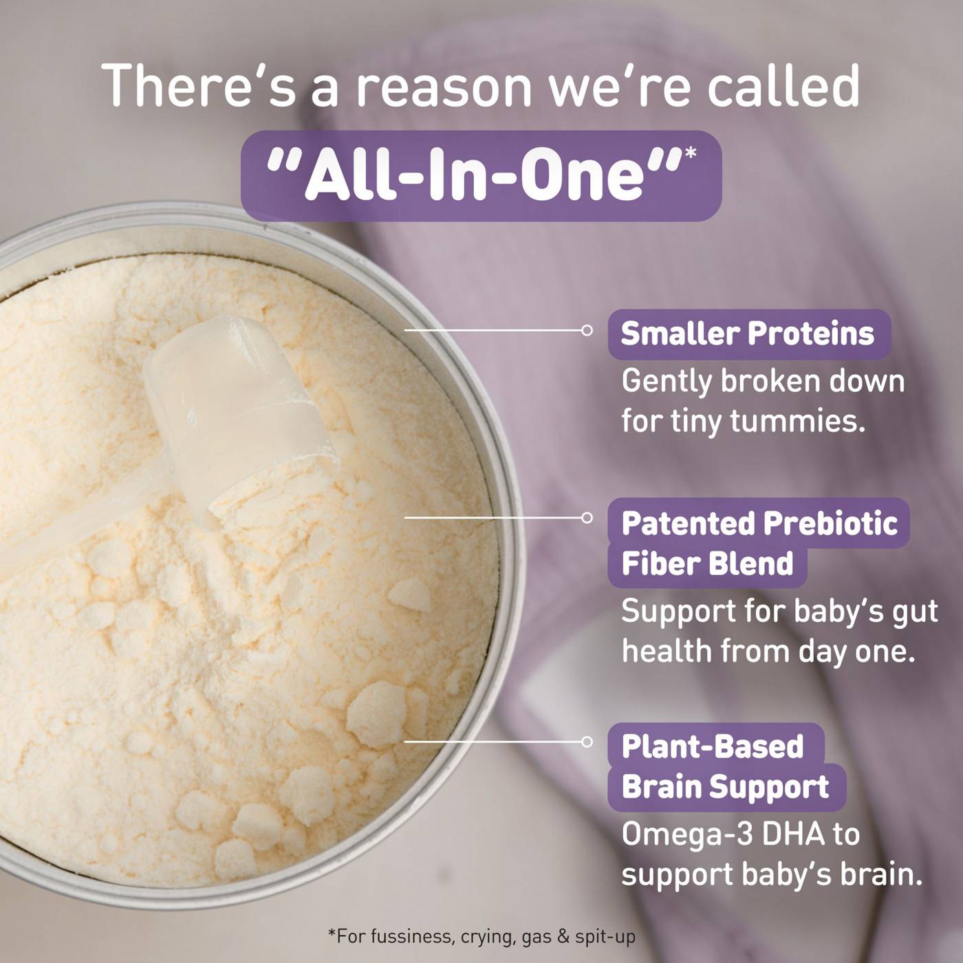 Enfamil NeuroPro Gentlease Baby Formula for Easing Fussiness, Gas, Spit-up in 24 Hrs; image 6 of 8