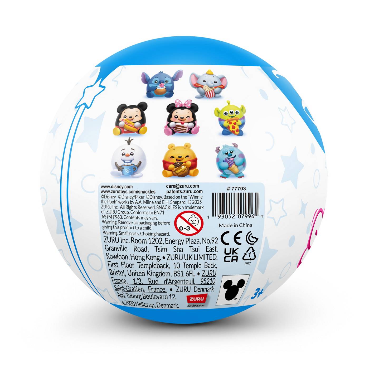 Zuru Snackles Disney Plush Capsule; image 2 of 12