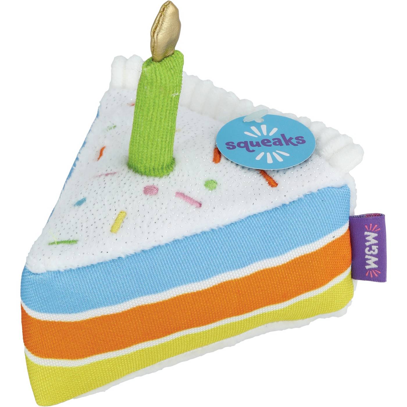 Woof & Whiskers Cake Slice Dog Toy; image 2 of 2