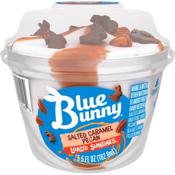 Blue Bunny Salted Caramel Pecan Load'd Sundae