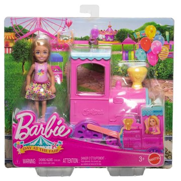 Barbie Day at the Fair Carnival Train Chelsea Doll Playset