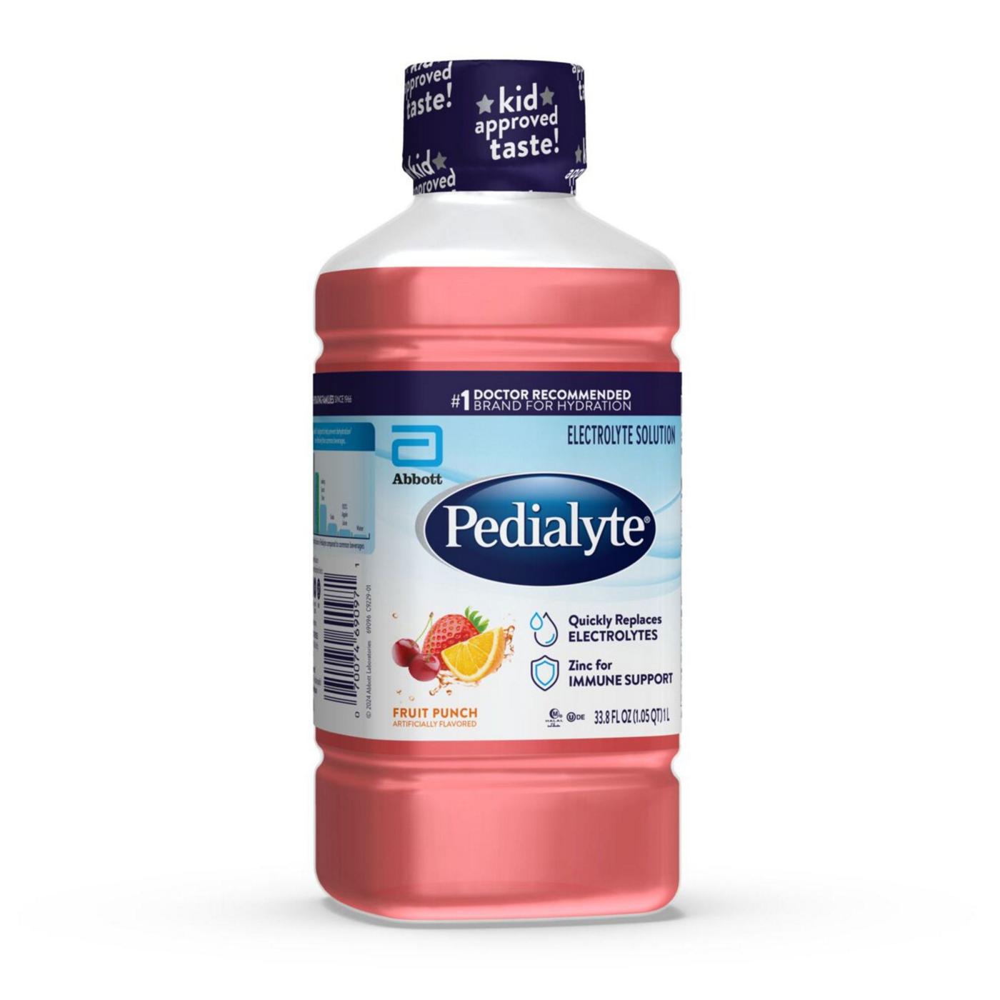 Pedialyte Electrolyte Solution Drink - Fruit Punch; image 6 of 9