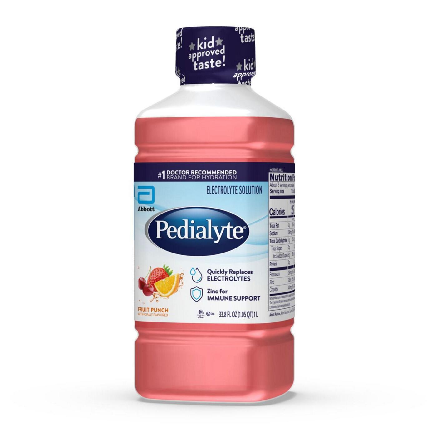 Pedialyte Electrolyte Solution Drink - Fruit Punch; image 7 of 9