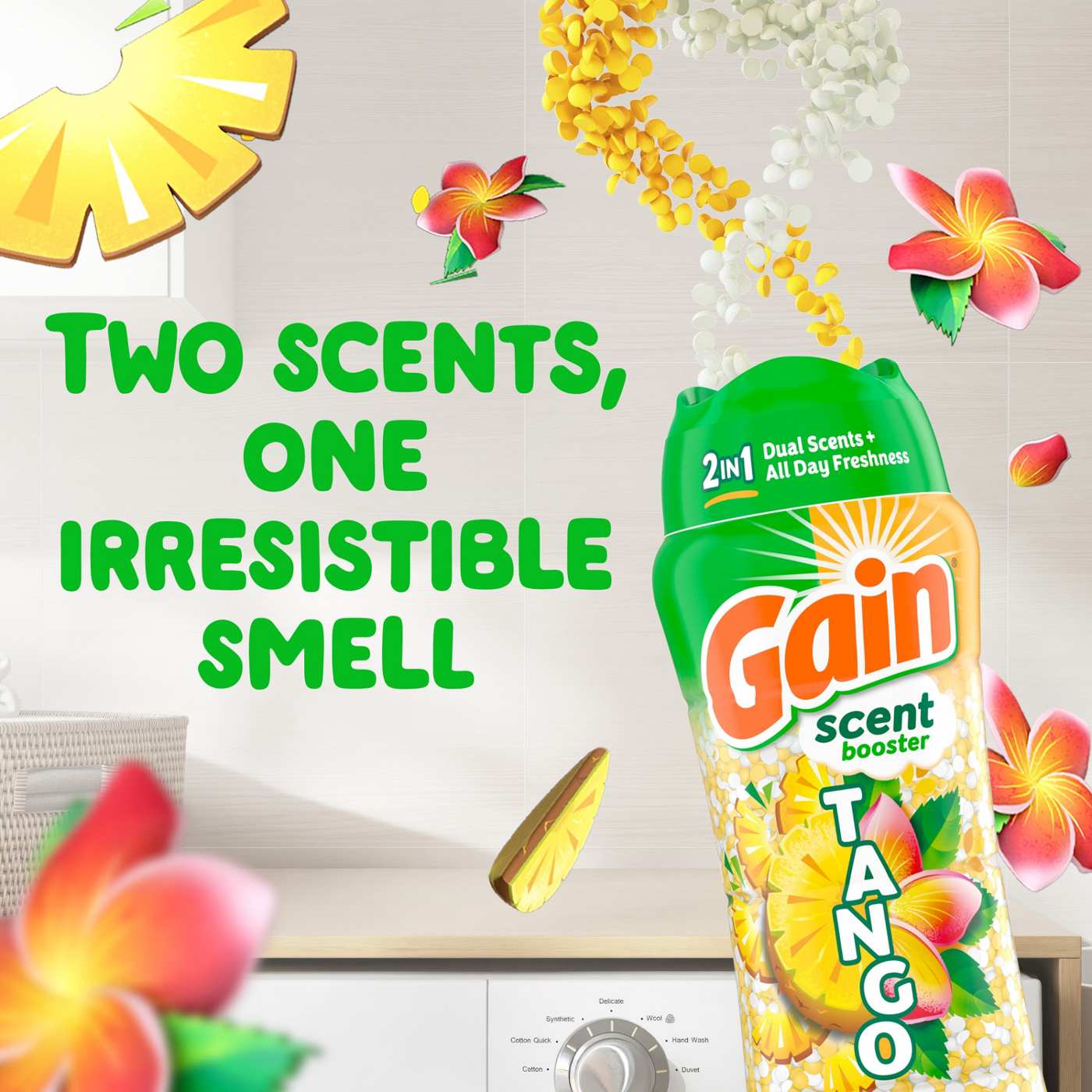Gain Tango 2-in-1 Laundry Scent Booster Beads - Pina & Plumeria Scent; image 4 of 10