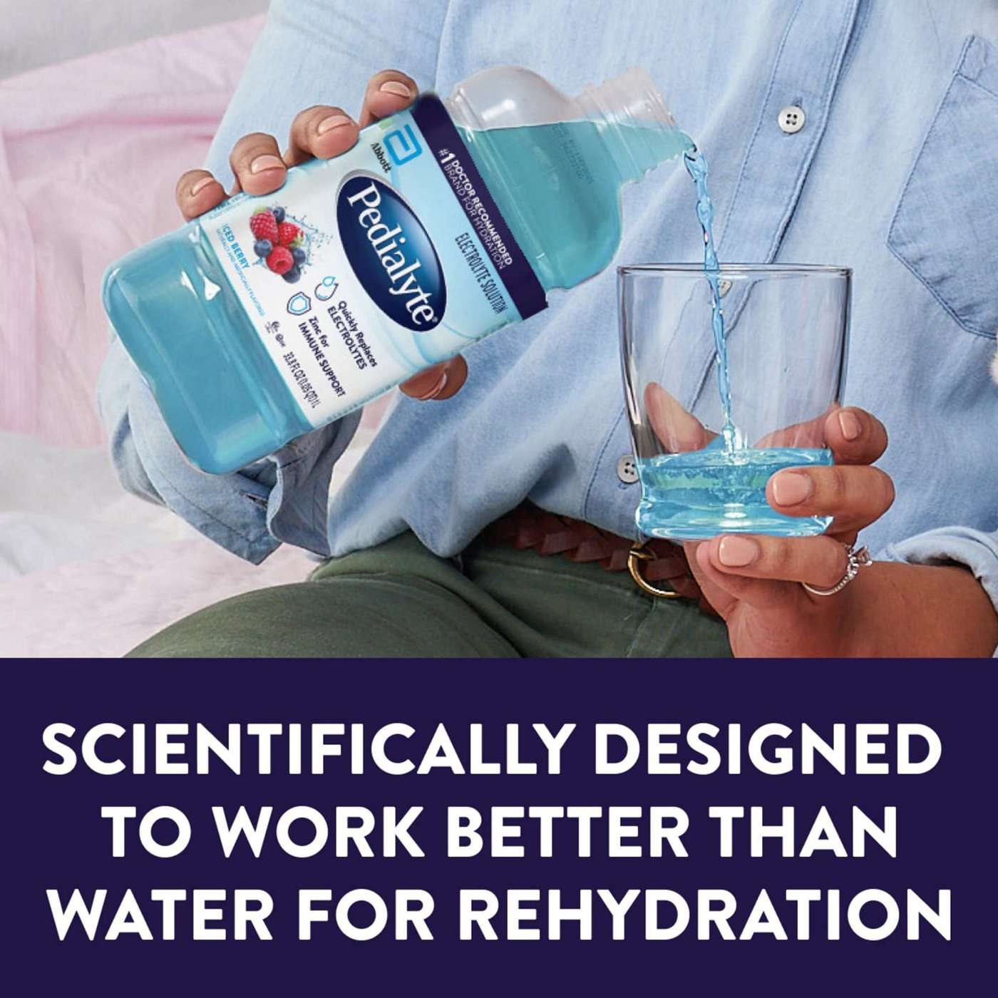 Pedialyte Electrolyte Solution Drink - Iced Berry; image 6 of 9