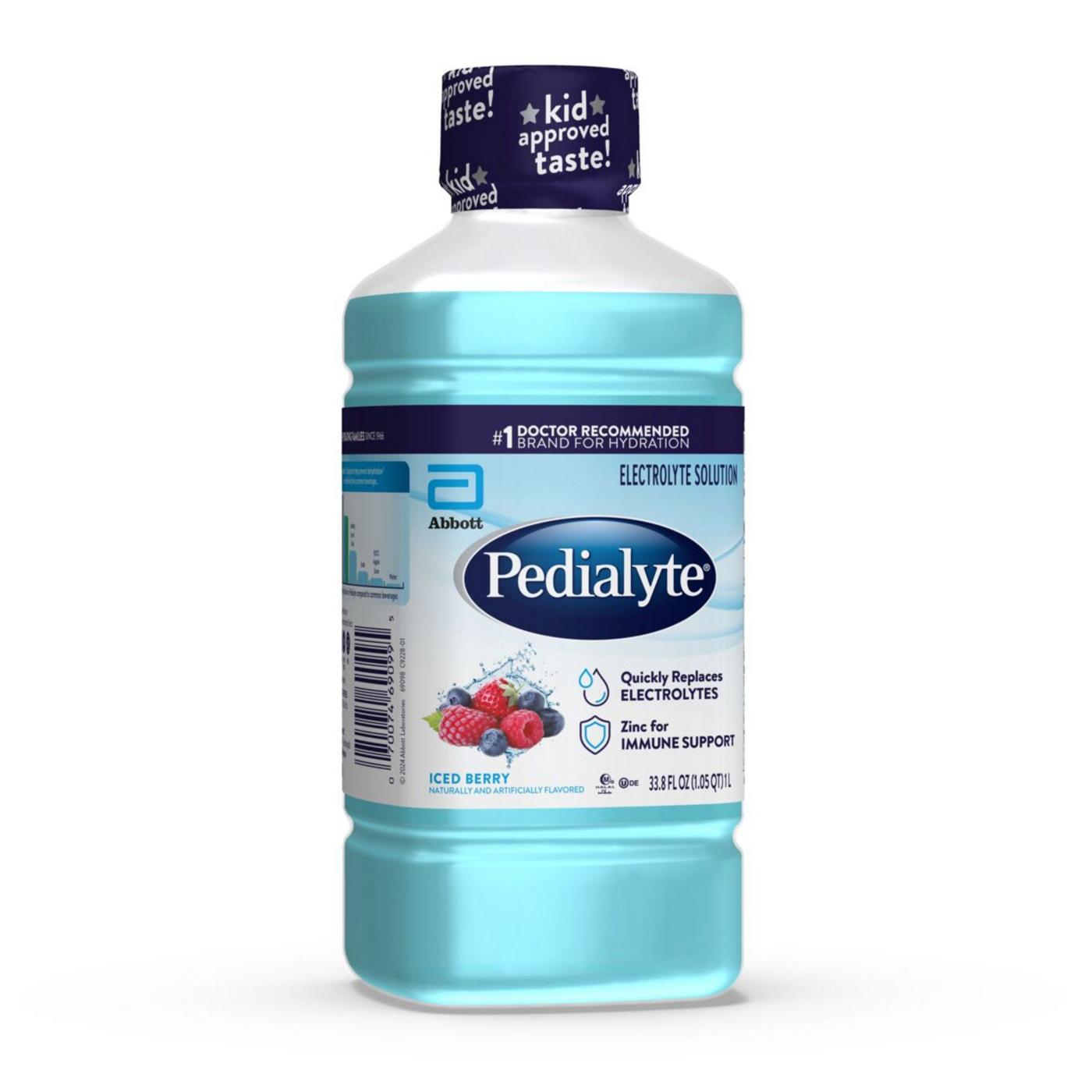 Pedialyte Electrolyte Solution Drink - Iced Berry; image 9 of 9