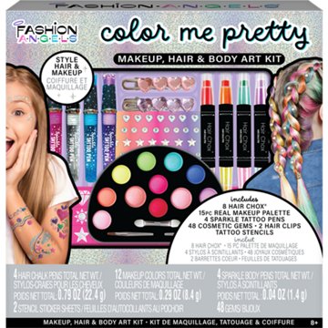 Fashion Angels Color Me Pretty Makeup Hair & Body Art Kit