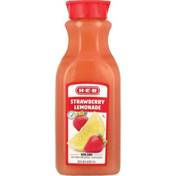 H-E-B Strawberry Lemonade, 52 oz