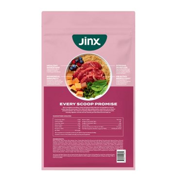 Jinx Grass Fed Beef Brown Rice & Sweet Potato Recipe Dry Dog Food