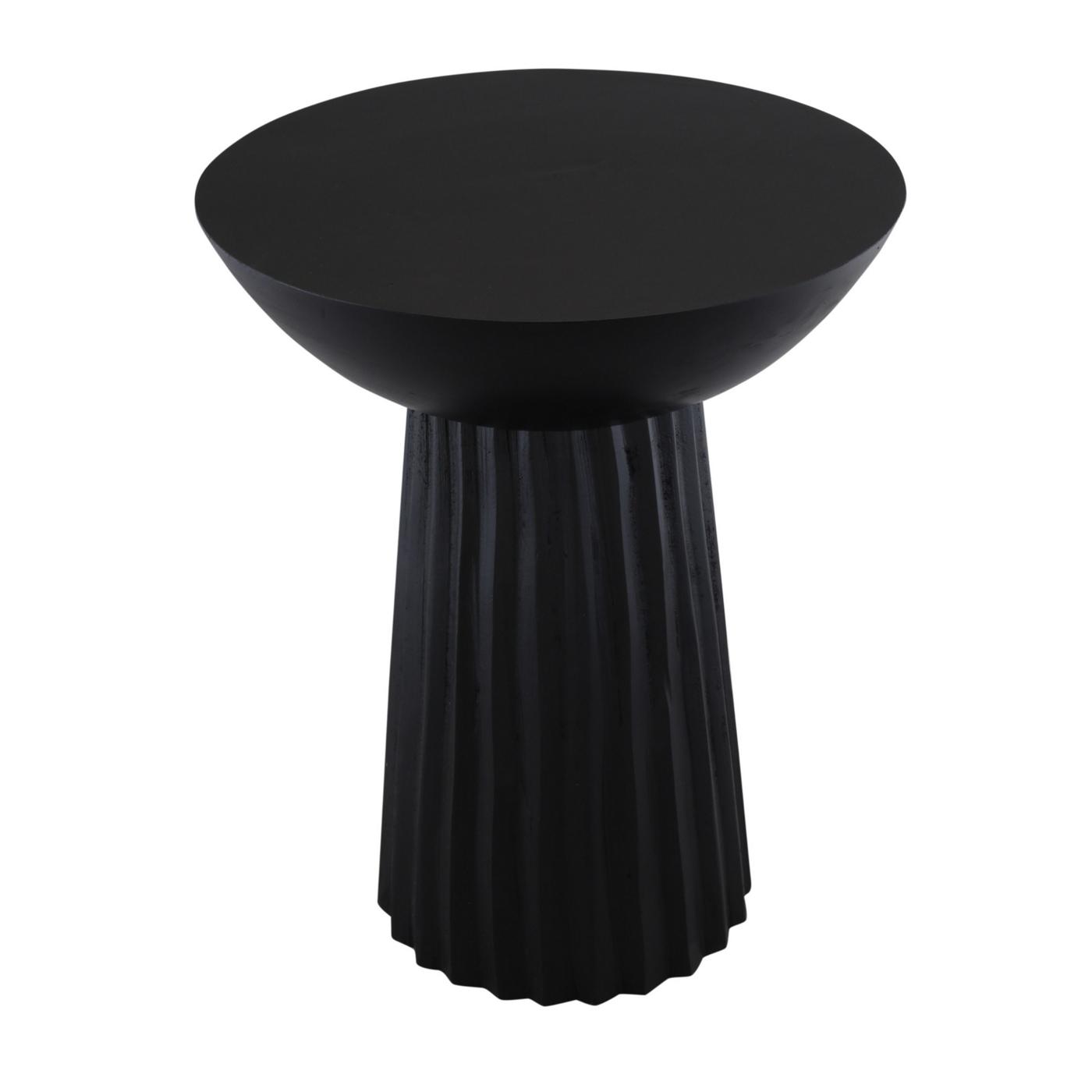 Haven + Key Florence Pillar Accent Side Table - Black - Shop