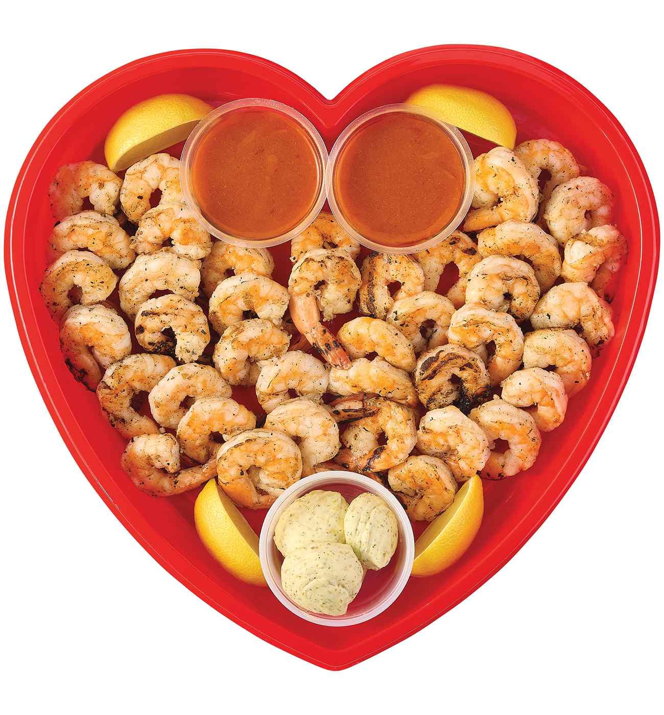 H-E-B Fish Market Grilled Shrimp Party Tray Buffalo Sauce Shop