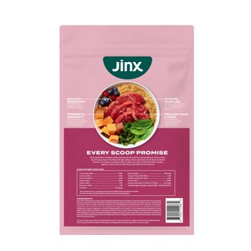 Jinx Grass Fed Beef Brown Rice & Sweet Potato Recipe Dry Dog Food