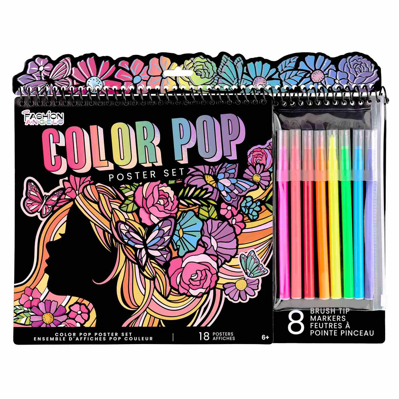 Fashion Angels Color Pop Poster Set with Markers; image 1 of 6