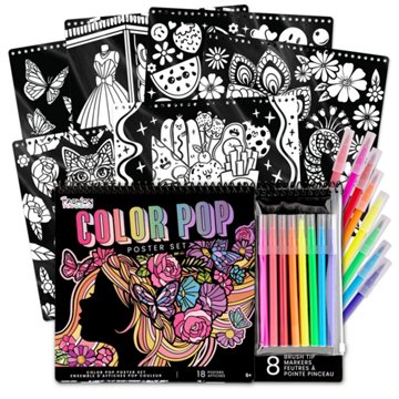 Fashion Angels Color Pop Poster Set with Markers