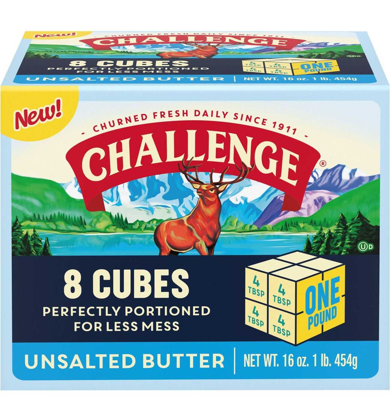 Challenge Unsalted Butter Cubes; image 1 of 4