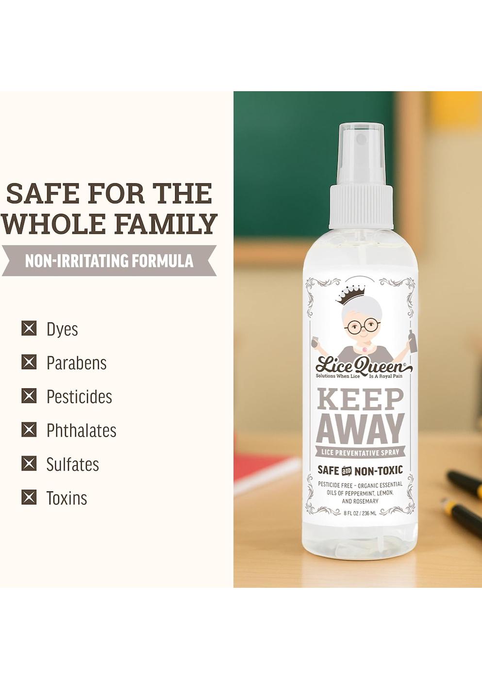 Lice Queen Non-Toxic Keep Away Lice Preventative Spray; image 7 of 7