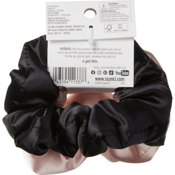 Scunci All Day Hold Pillowy Soft Satin Scrunchies