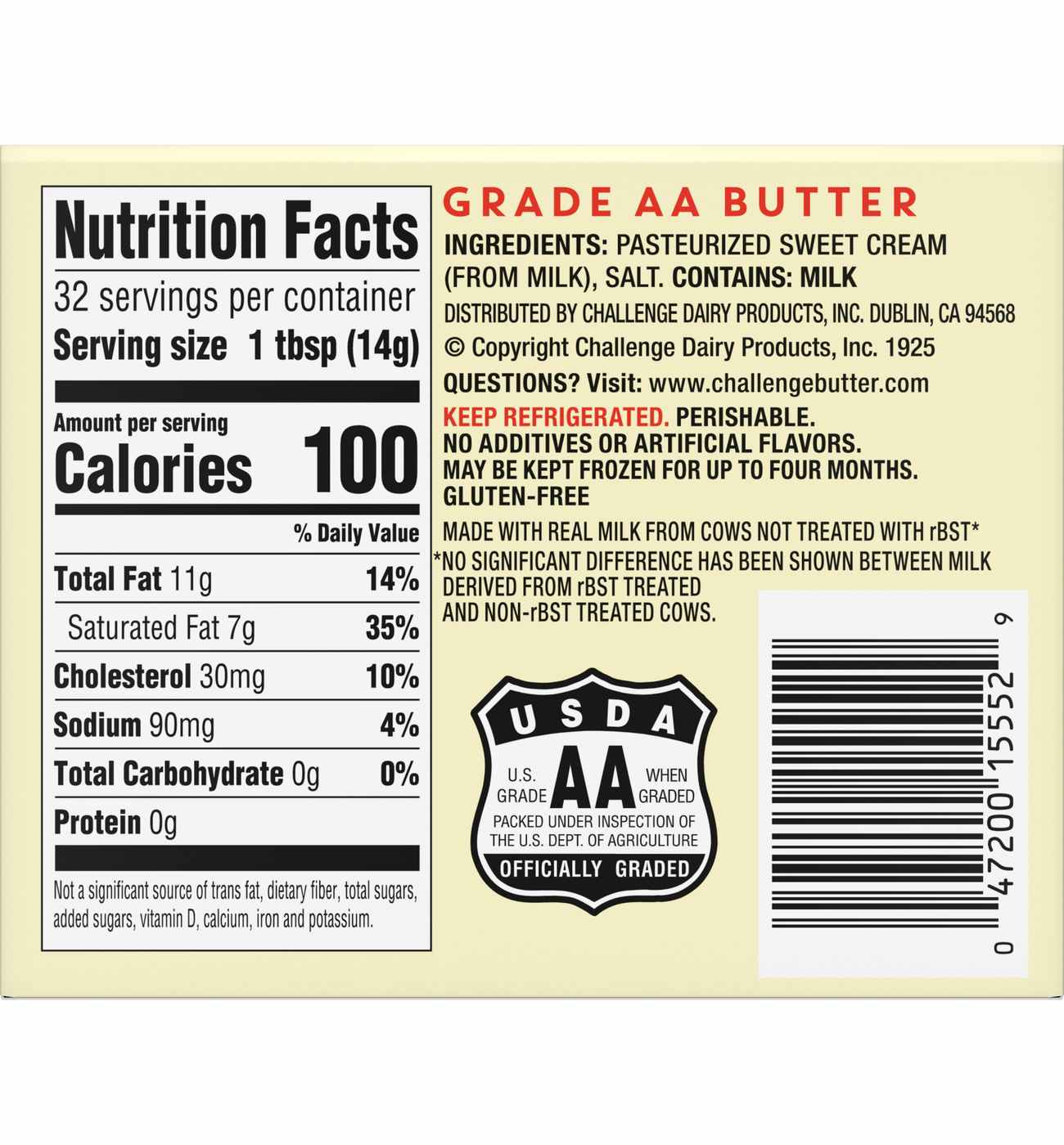 Challenge Salted Butter Cubes; image 2 of 3