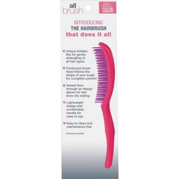 Conair Flexible Comfort Detangle & Fast Dry Hairbrush