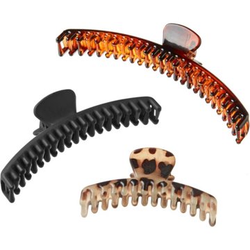 Scunci All Day Hold Skinny Claw Hair Clips - Assorted Sizes