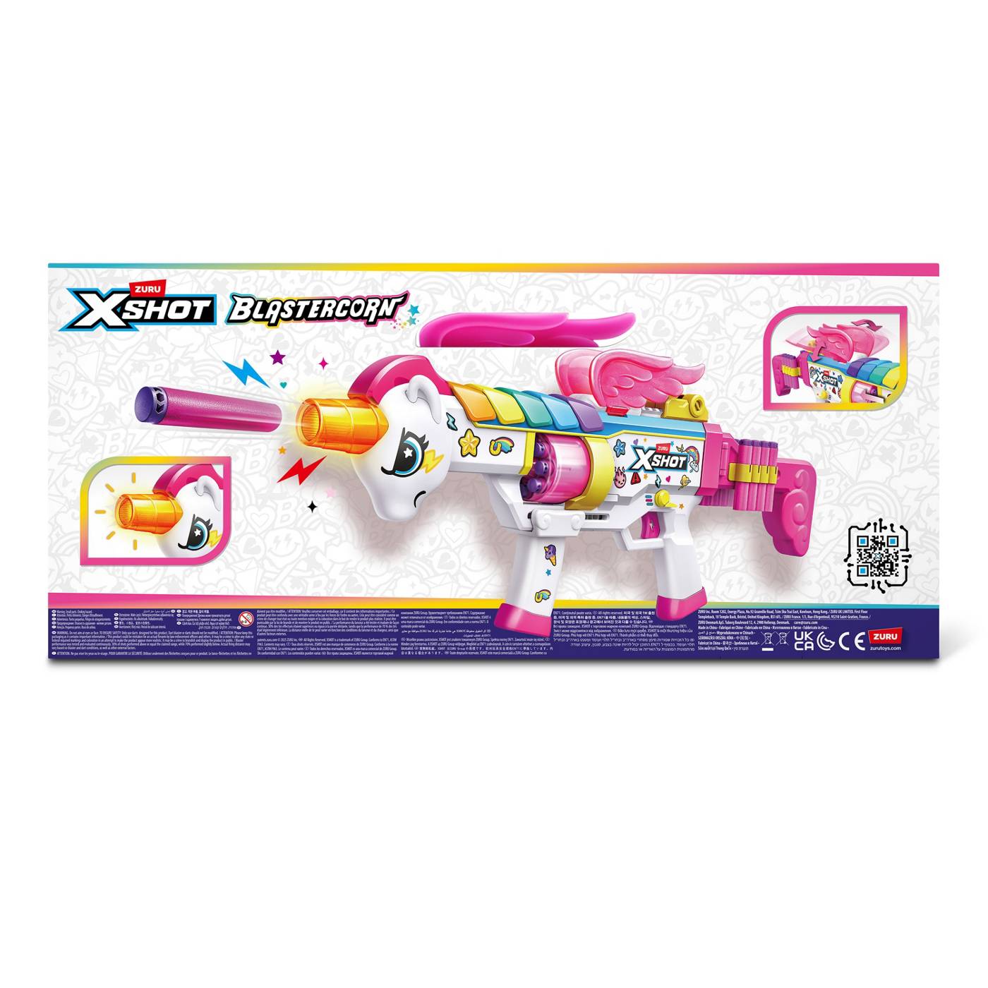 Zuru XSHOT Blastercorn Big Rizz Dart Blaster; image 2 of 12