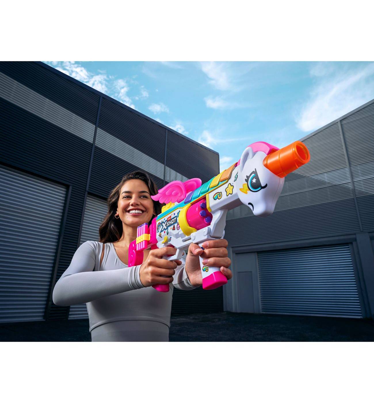 Zuru XSHOT Blastercorn Big Rizz Dart Blaster; image 4 of 12