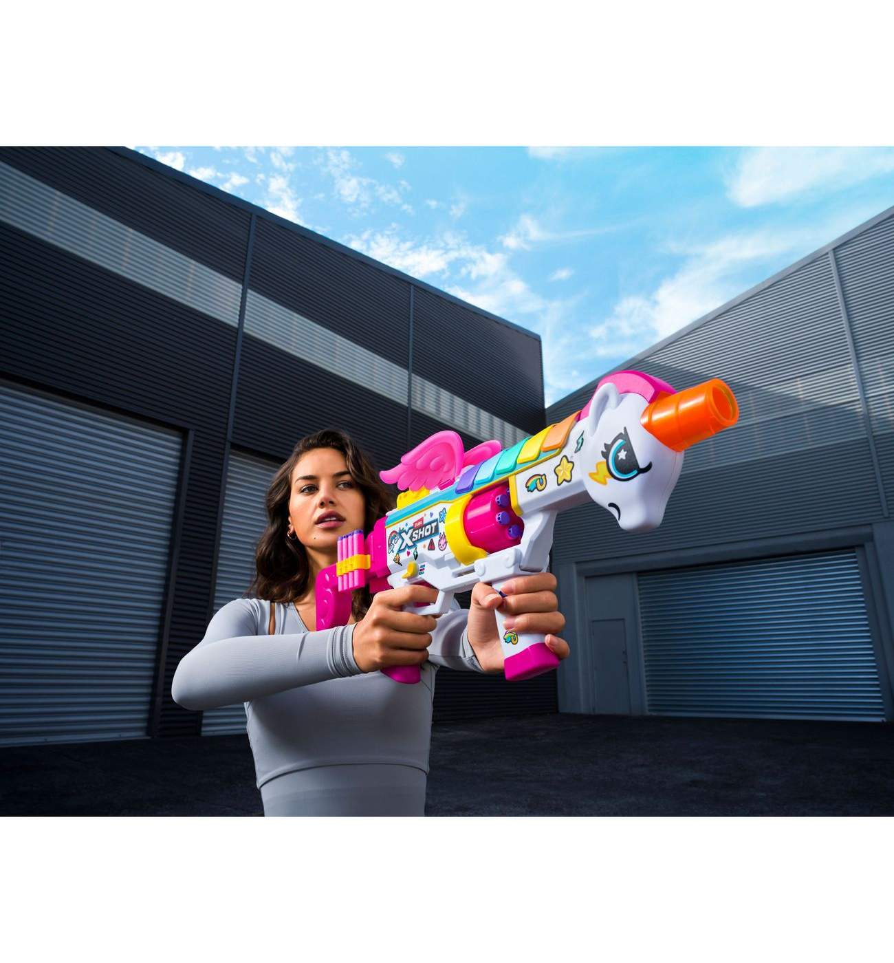 Zuru XSHOT Blastercorn Big Rizz Dart Blaster; image 6 of 12