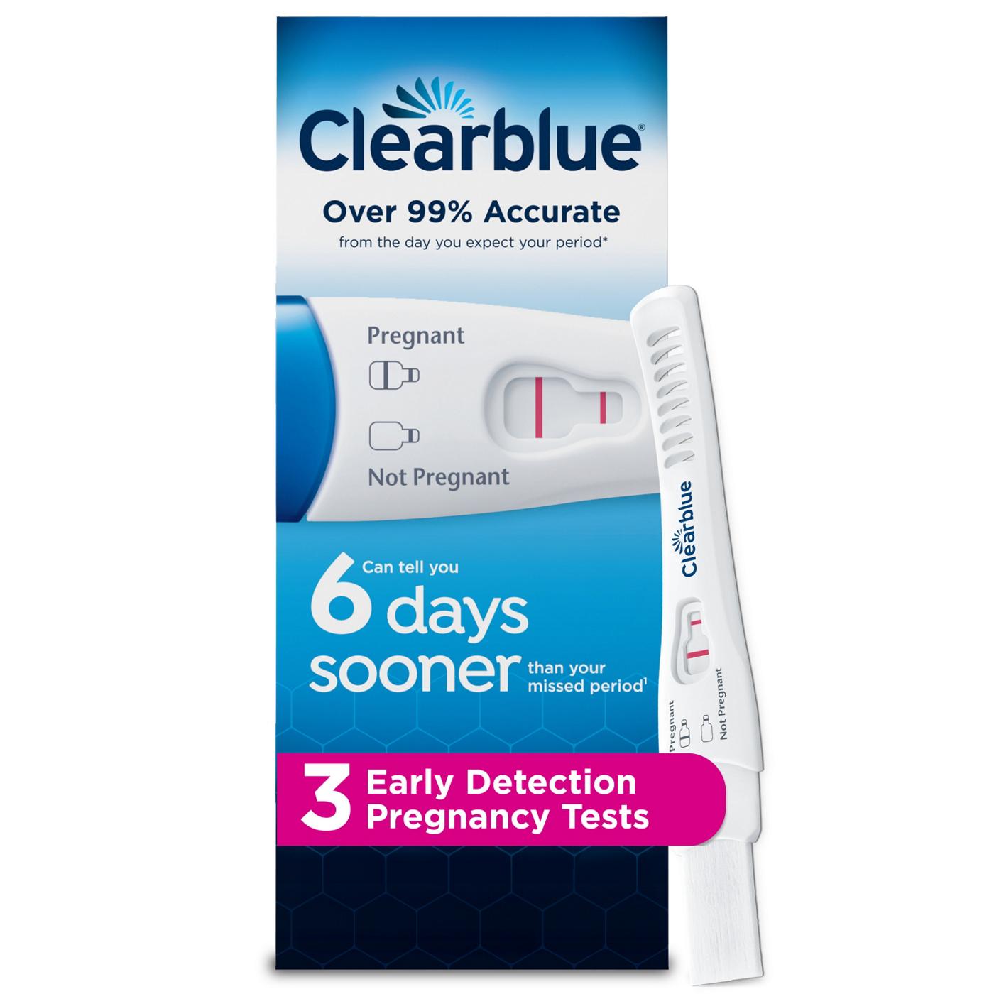 Clearblue Early Detection Pregnancy Test; image 1 of 10