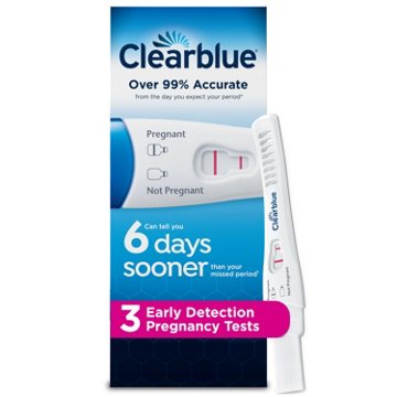 Clearblue Early Detection Pregnancy Test, 3 ct
