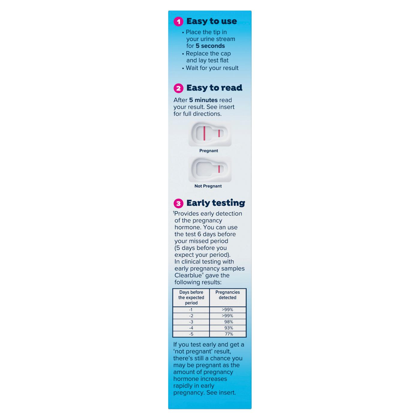 Clearblue Early Detection Pregnancy Test; image 8 of 10