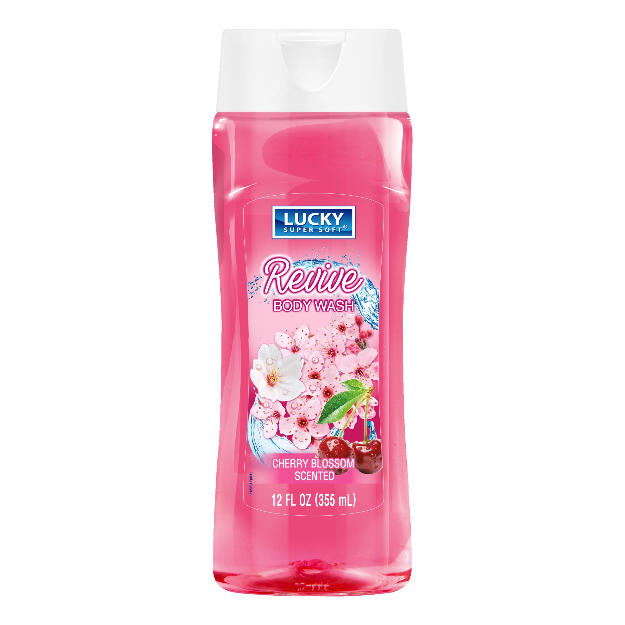 Lucky Super Soft Body Wash Cherry Blossom Scented, 12 oz | Joe V's