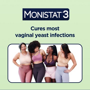 Monistat 3 Day Vagnial Yeast Infection Treatment, 3 ct