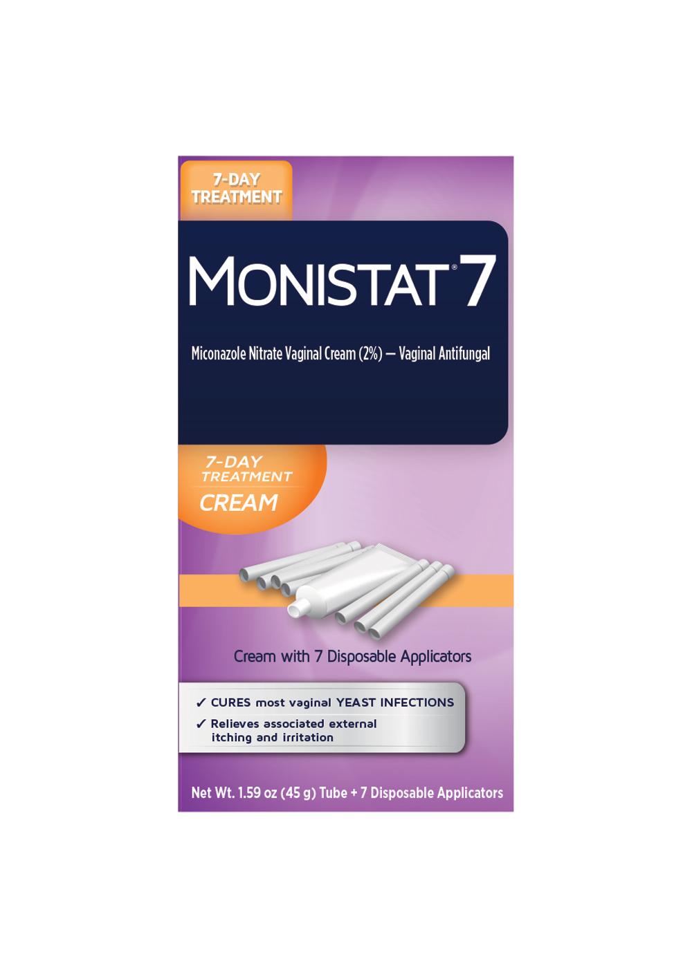 Monistat 7 Day Vagnial Yeast Infection Treatment; image 1 of 2