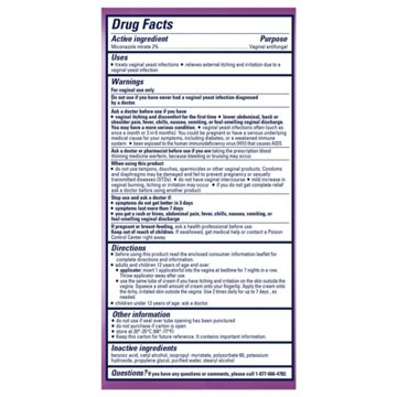 Monistat 7 Day Vagnial Yeast Infection Treatment, 7 ct