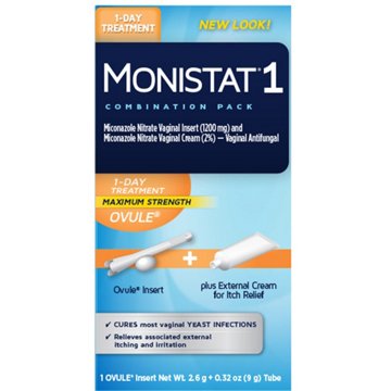 Monistat 1 Day Vagnial Yeast Infection Treatment - Combo Pack, each