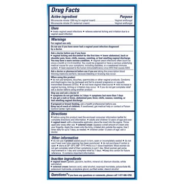 Monistat 1 Day Vagnial Yeast Infection Treatment - Combo Pack, each
