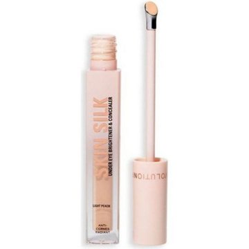 Makeup Revolution Skin Silk Concealer & Under Eye Brightener - Light Peach