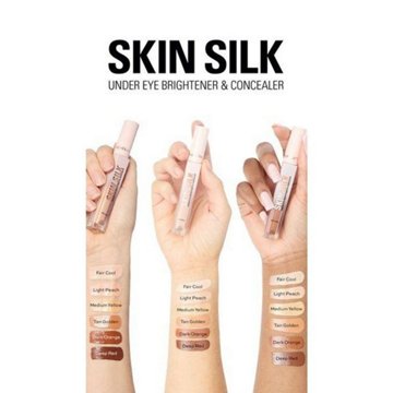 Makeup Revolution Skin Silk Concealer & Under Eye Brightener - Light Peach