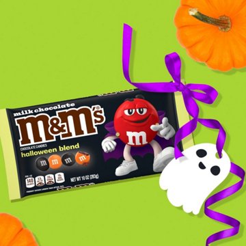 M&M'S Milk Chocolate Halloween Blend Candy, 10 oz
