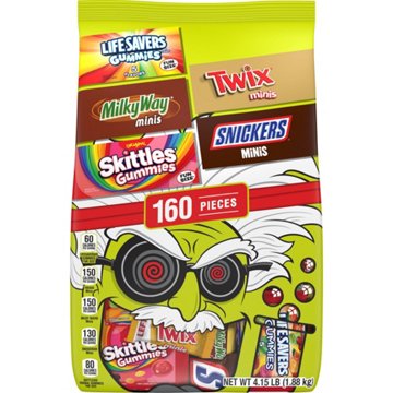 Snickers, Skittles, Life Savers, Milky Way & Twix Assorted Halloween Candy