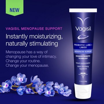 Vagisil Peri Menopause Probiotic Lube & Libido, 1.76 oz
